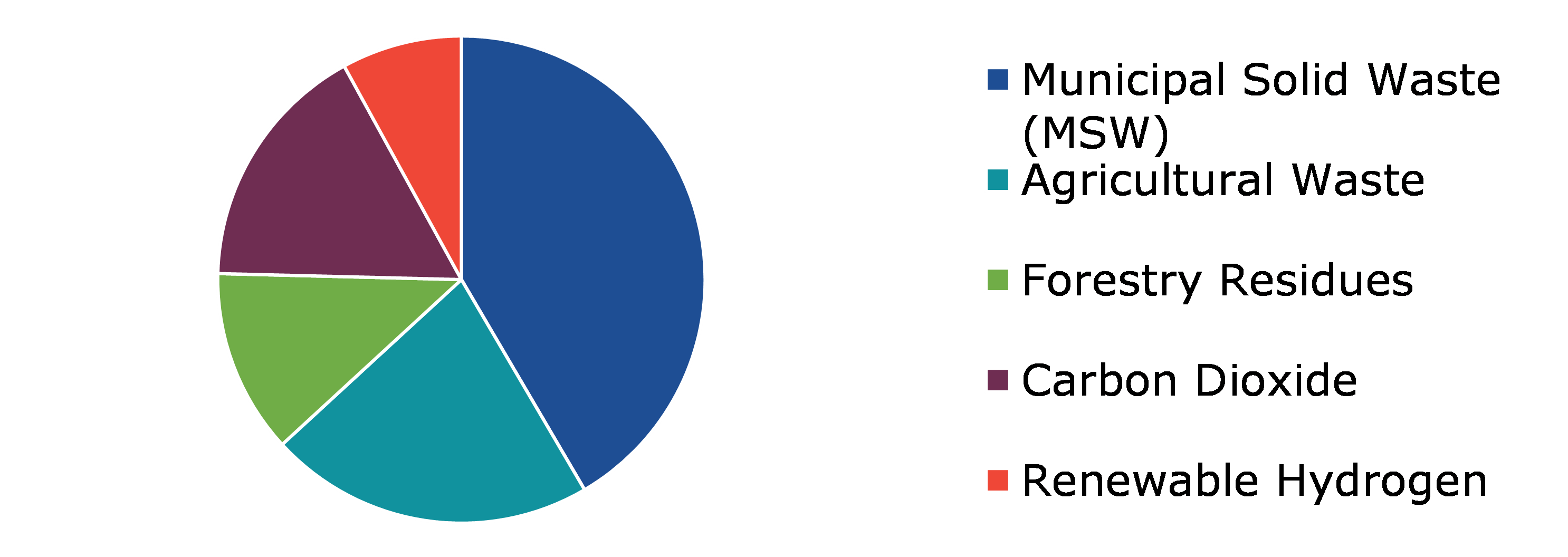 Global Green Methanol Market, by Feedstock