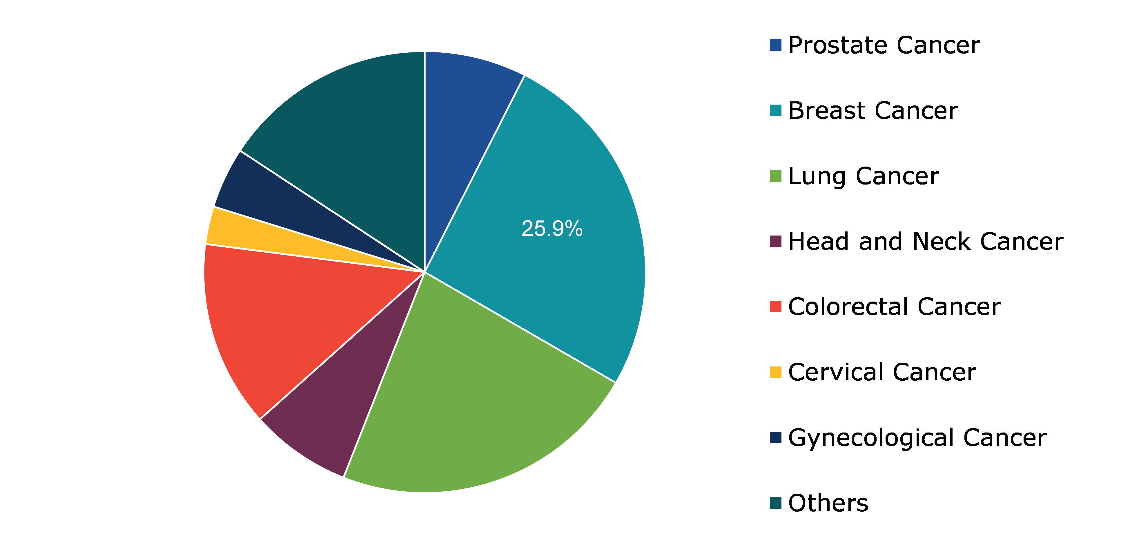 Global Radiation Oncology Market, by Application